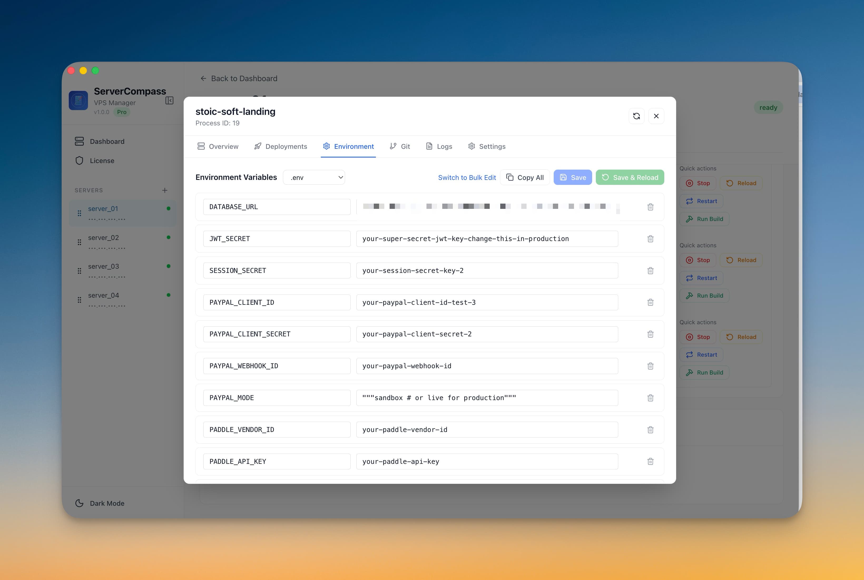 Environment Variables