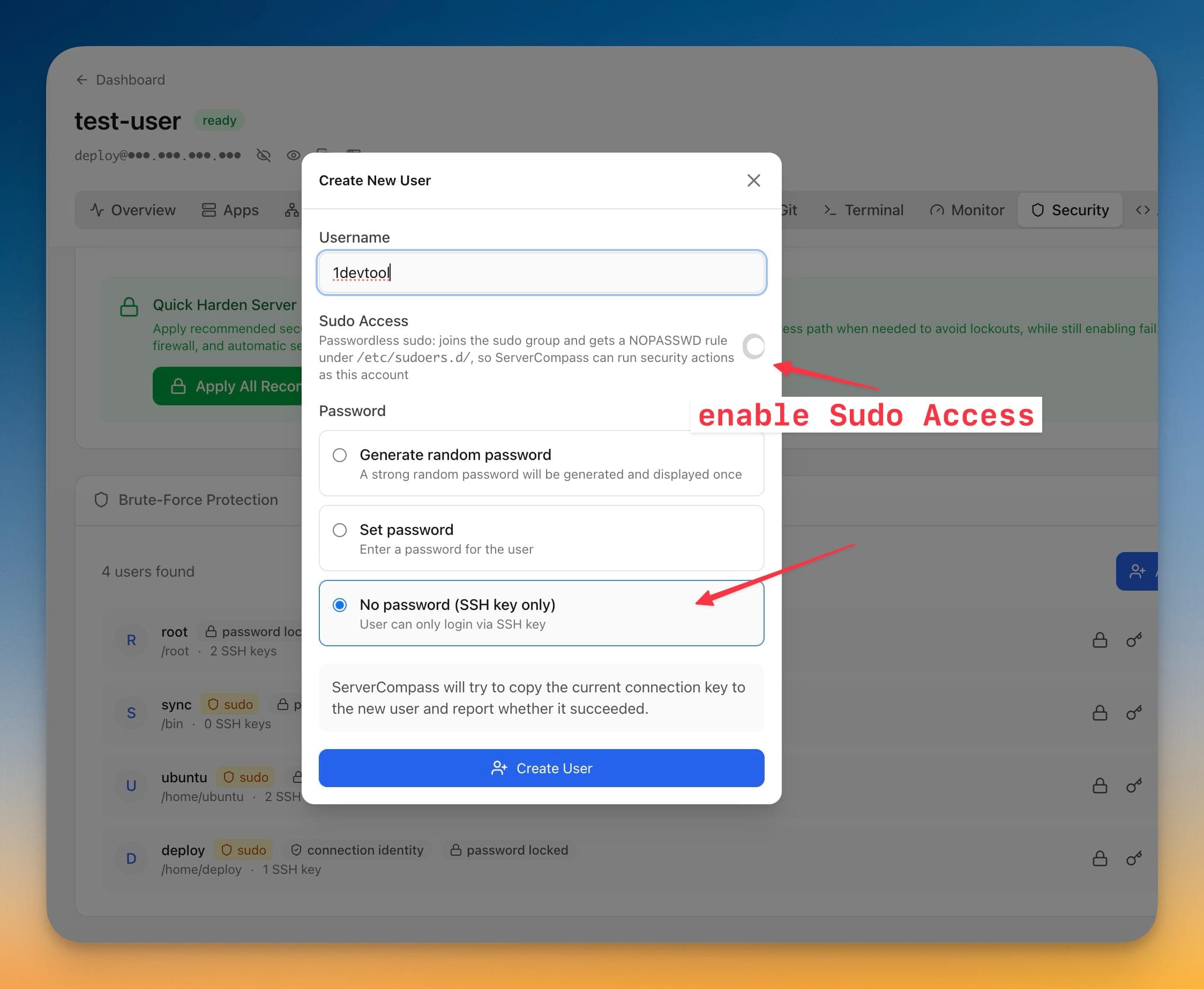 Run Your Server as a Sudo User - Screenshot 1