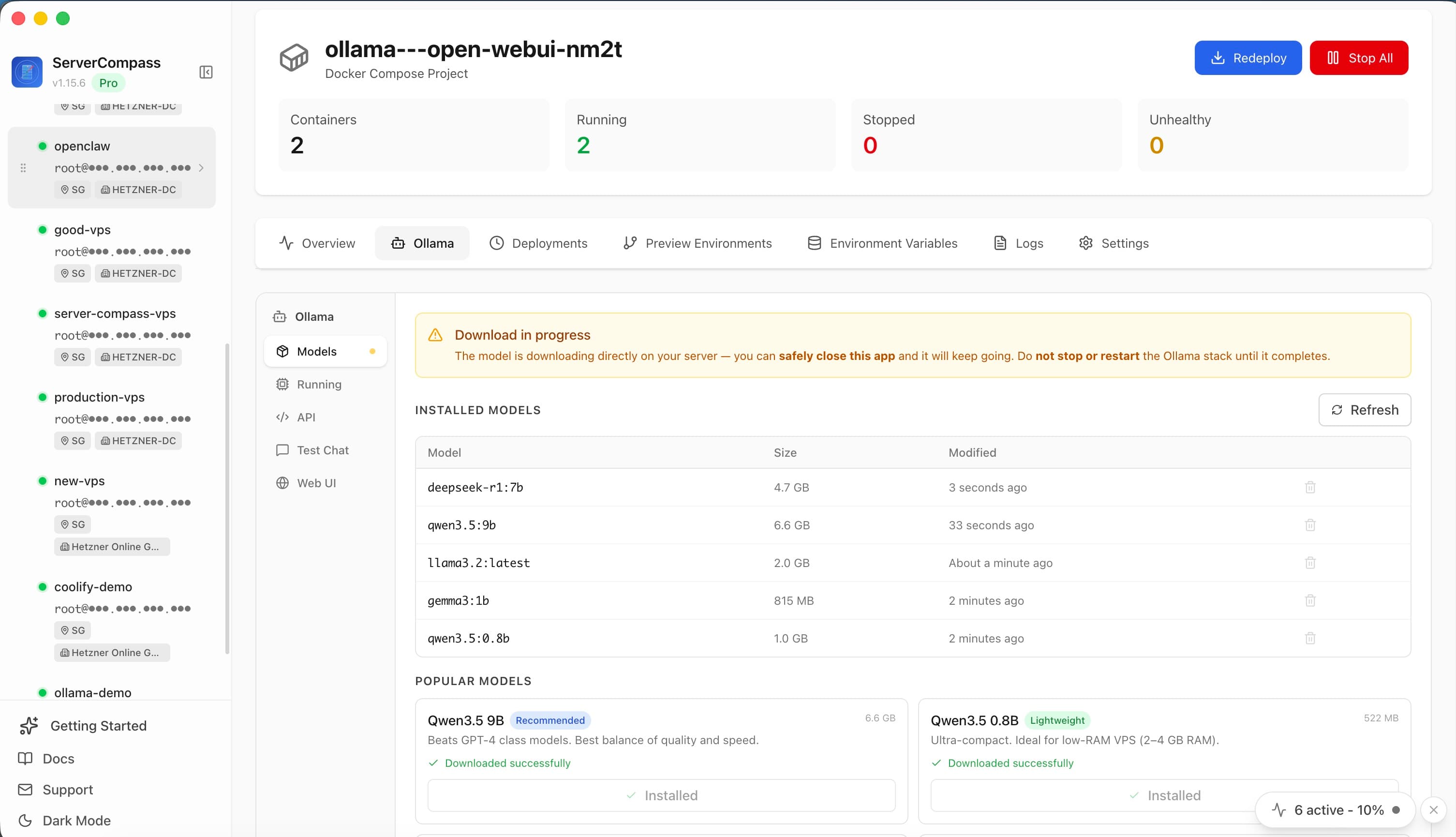 Self-Host Ollama on Your VPS: Run AI Models with One Click