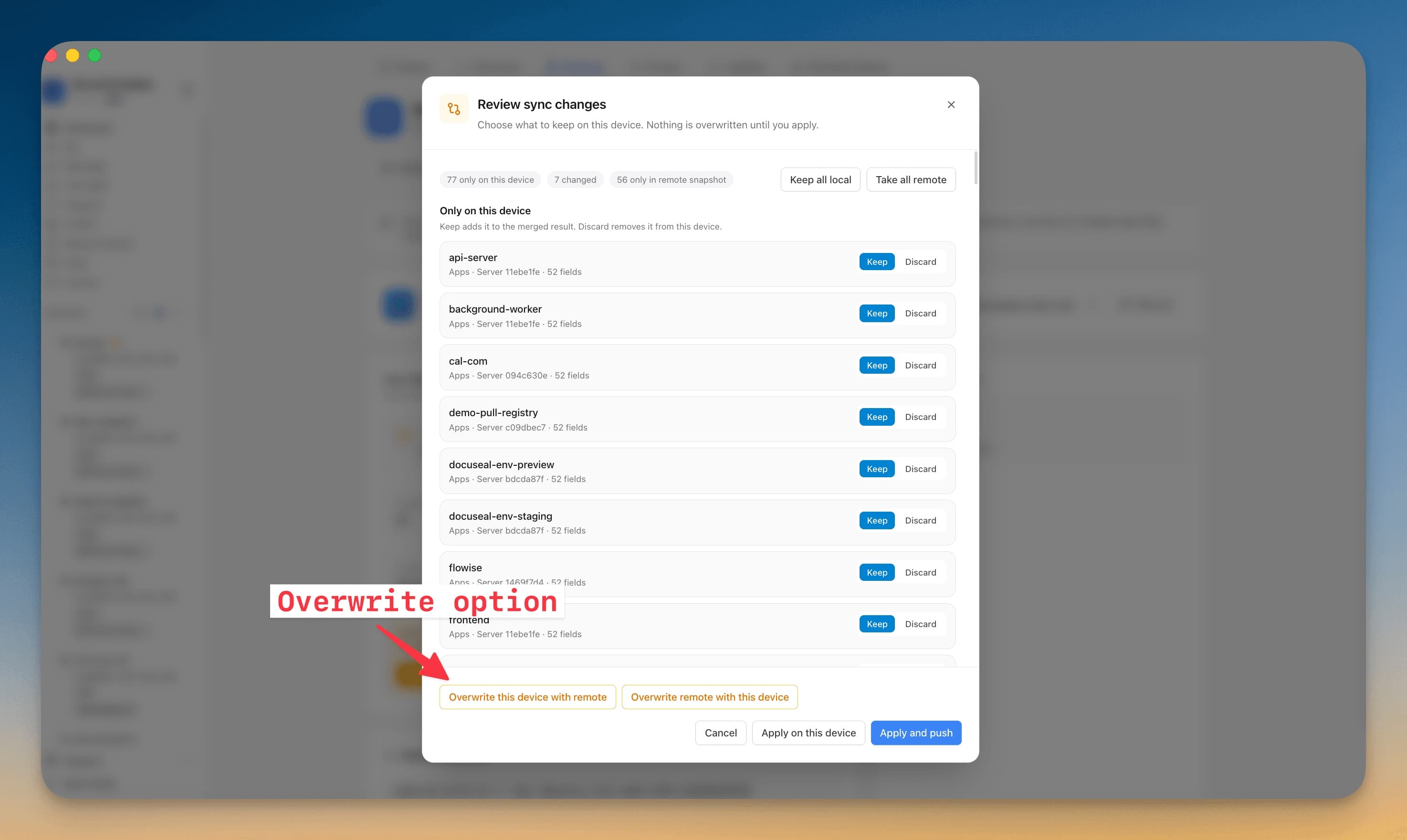 Both Machines Changed? Merge Your Sync Instead of Overwriting It