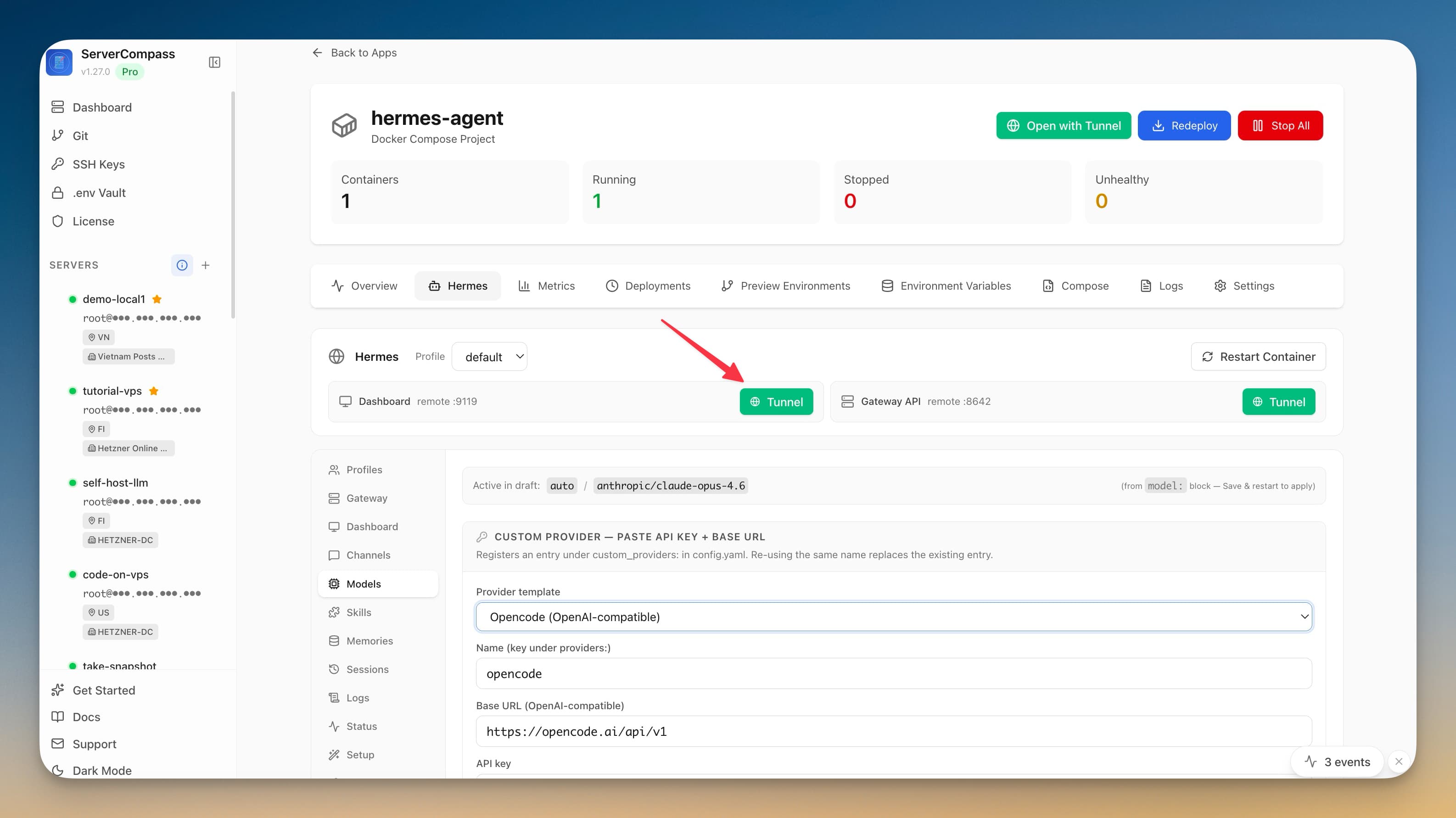 Self-Host an AI Agent on Your VPS in One Click