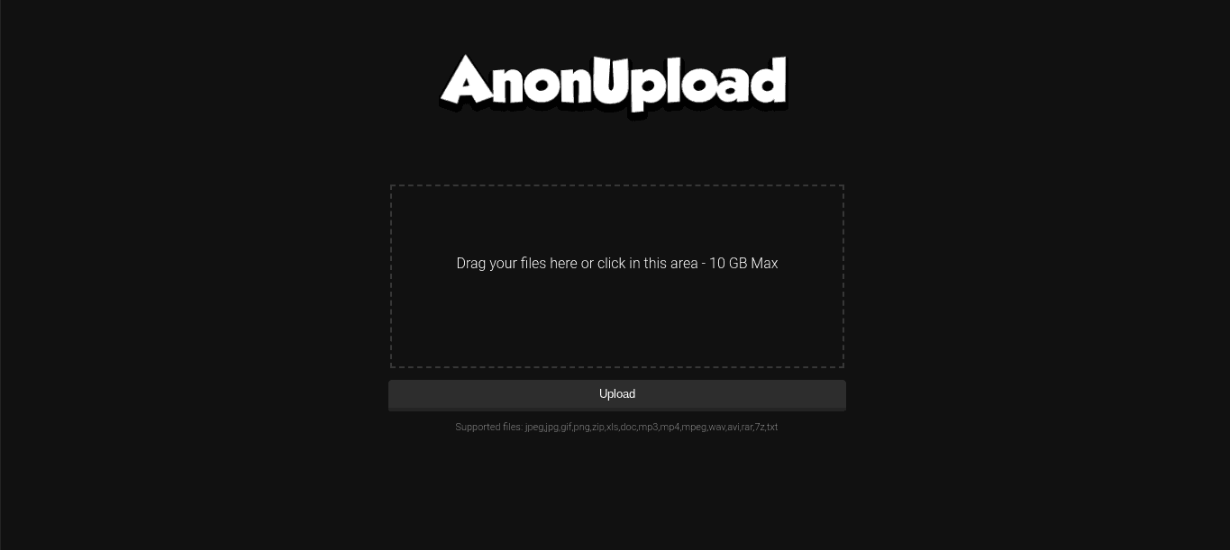 AnonUpload logo