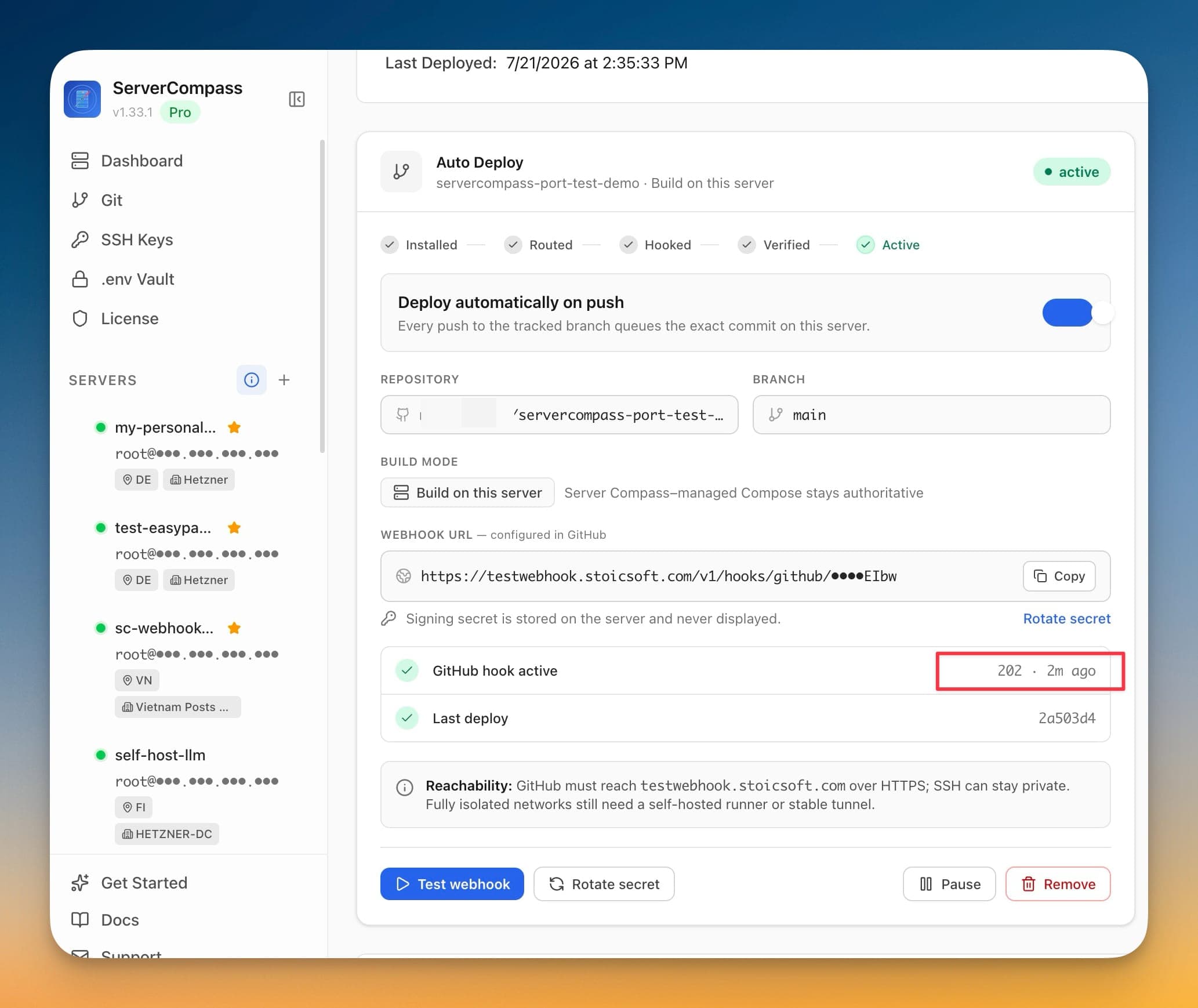 How to Auto-Deploy to Your VPS on Every Git Push (No Exposed SSH)