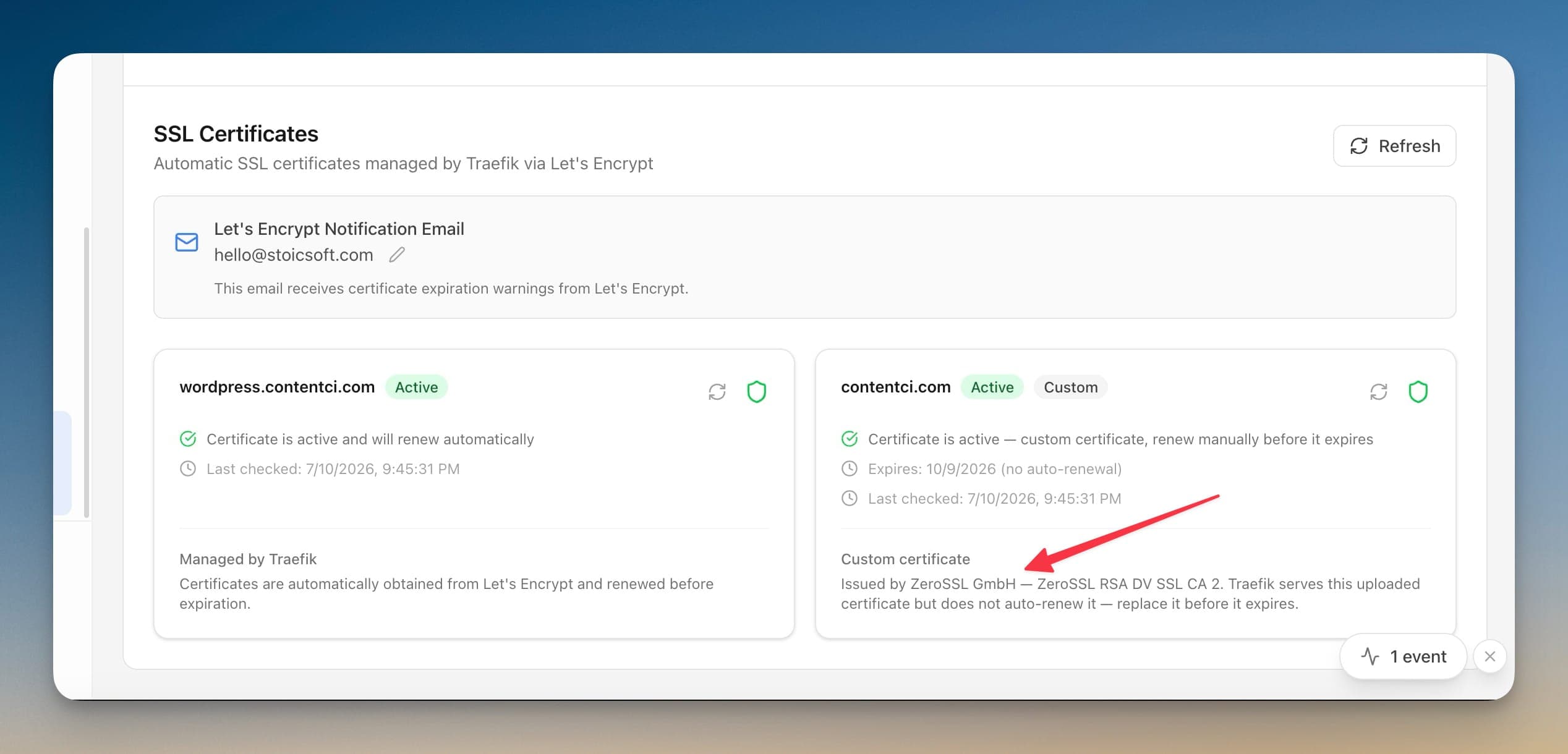 Bring Your Own SSL Certificate for Any Domain